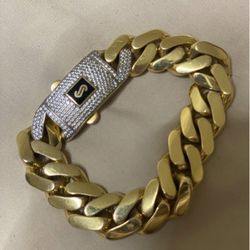 14K Gold Diamond Bracelet