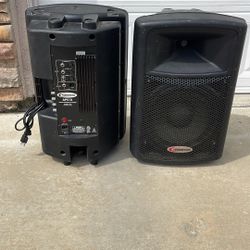HARBINGER APS12  POWERED SPEAKER PAIR 15” Inches WITH POWER CORD 