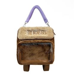 THE MONSTERS Fuzzy Backpack