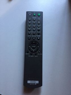 Sony DVD remote control RMT-D141A