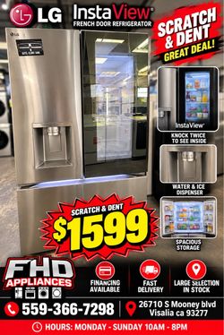 Lg instaview refrigerator on sale