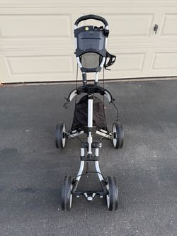Caddytek Explorer V8 Collapsable 4 Wheeled Golf Push Cart