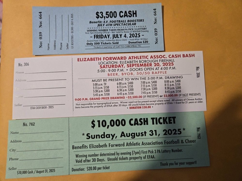 Fundraising Tickets