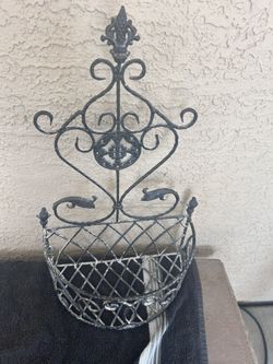 Wrought Iron Wall Shelf