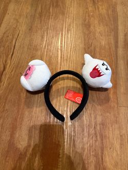 Universal Studios Super Nintendo World King Boo Plush Headband Hair Band