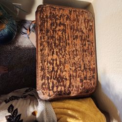 Wood End Table