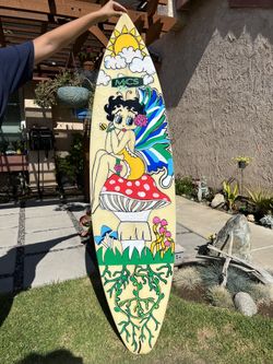Betty Boop Decorative Surfboard