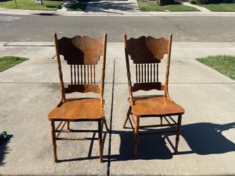 Wooden chairs
