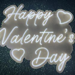 Happy valentines Day Neon Sign 