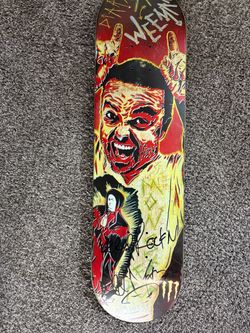 Signed Wee Man Skateboard 1000