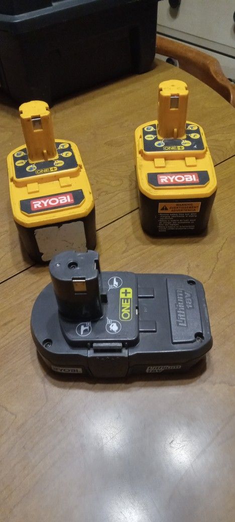 Ryobi 18v Batteries