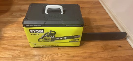 RYOBI 2-Cycle 18” 38cc Gas Chainsaw 
