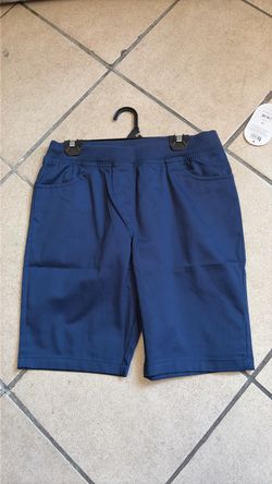Girls size 14 navy blue Uniform shorts