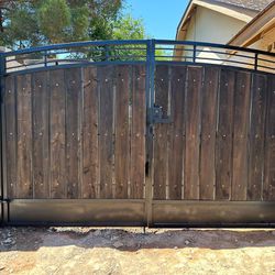 Gate Sale Rv Gates Double Swing Rolling All Metal Composite Regular Wood 