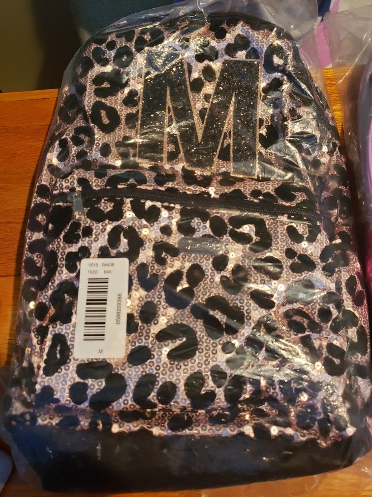 Girls Justice Cheetah Backpack BRAND NEW