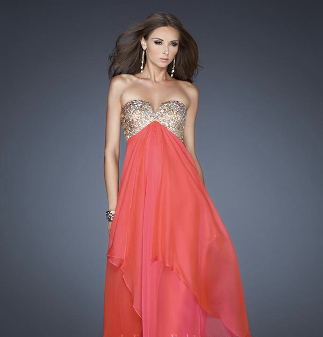 La femme Prom Dress Size 6