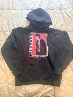 Attack on Titan Anime Black Hoodie (Size S/M)