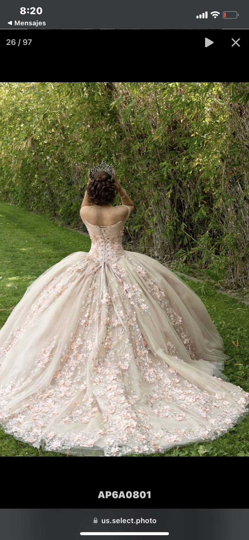 Quinceañera Vestido 