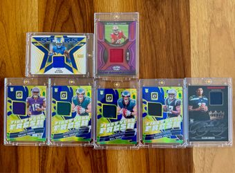 Panini 2025 NFL Rookie Memorabilia Card Lot (6)