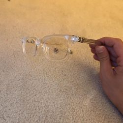 Men's White and Gold Sunglasses(121)45