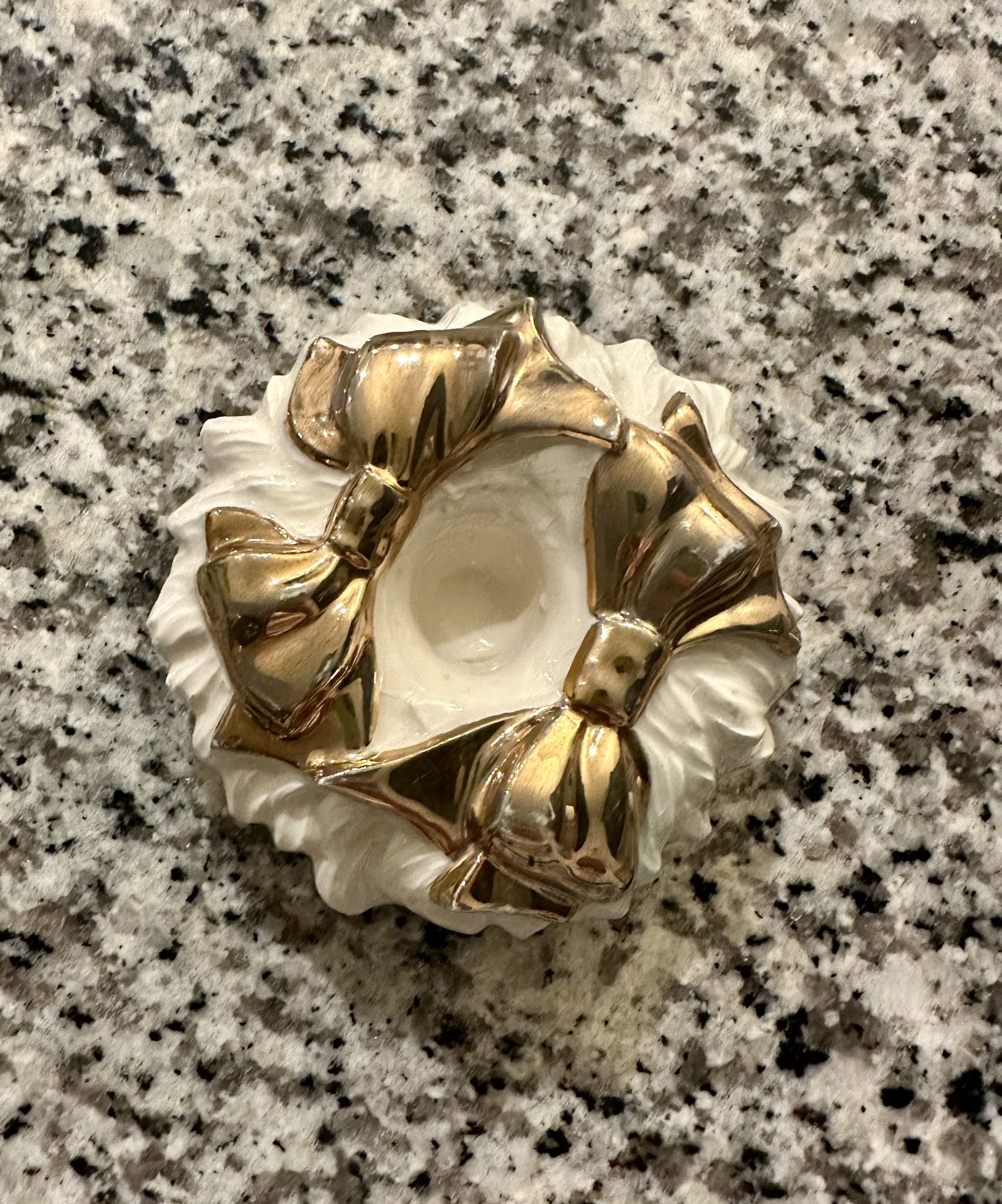 Mid Century Vintage Tampa Bay Mold Co. Porcelain Candle Holders Christmas Holiday