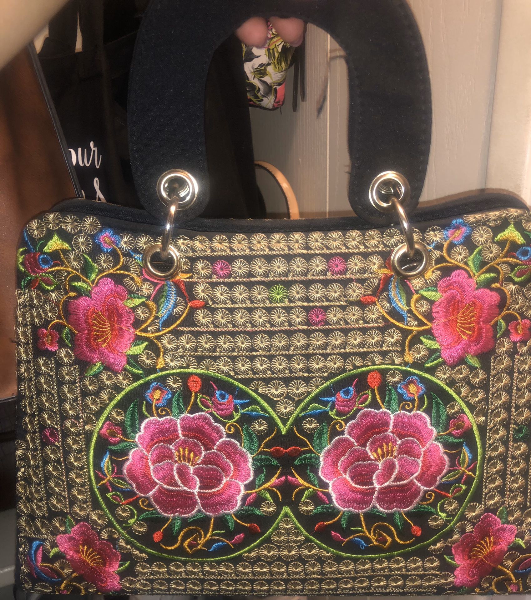 Embroidered bag from Mexico
