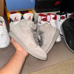 Jordan 1 High “Grey Suede”