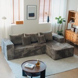 S01 $300 Upgrade 108’’ L Shape Cloud Couc