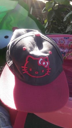 1 monster high hat and 1 HELLO kitty hat good condition