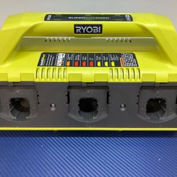 RYOBI P135 ONE+ 18V 6-Port Fast Charger