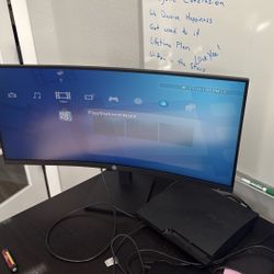 Hp P34hcg4 Curved Monitor 34” 2025 Brand New!