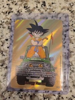 Son Goku E-48 Gold Energy Marker Dragon Ball Manga Booster Card DBS Fusion World
