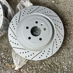 Two Rear Brake Rotors 2010 SS Camaro 