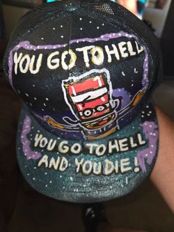 Hat custom air brush 100 obo