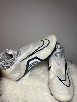 Nike Alpha Menace Elite 3 White Black Navy CT6648-102 Football Men’s Size 13 New