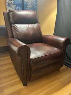 100% Genuine Leather Recliner