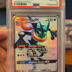 Pokemon Shiny Greninja Full Art PSA 10