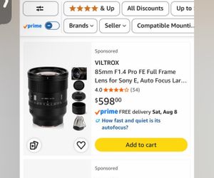 Viltrox camera lense