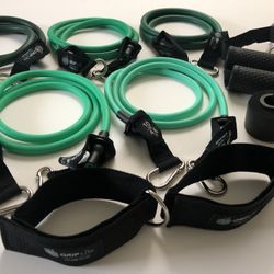 NEW Home Cables Resistance Bands Set (stackable 150lbs & hypoallergenic)