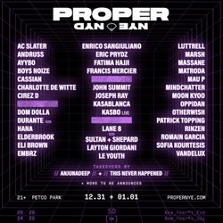Proper NYE 2day pass 12/31 & 1/1