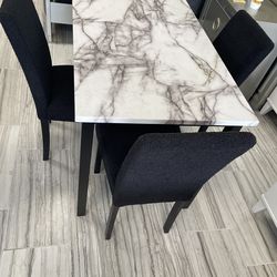 Spring clearance sale. Small five piece dining sets only $399. Easy finance option. Same-day delivery or pick up.