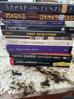 Multiple books for sale 