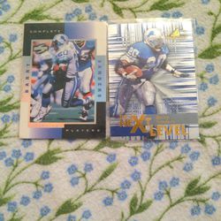 1997 And 98 Barry Sanders Card#8c And Card #43 Both Are Pinnacle  Cards In Mint Condition 