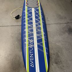 7” WAVESTORM *AVENTURAS BRANDED* FOAM SURFBOARD