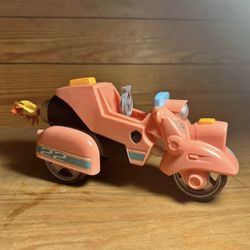 Paw Patrol The Movie Liberty Deluxe Pink Motorcycle with Spinning Flames Vehicle