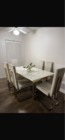 Table and chairs