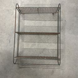 Vintage Metal Shelf