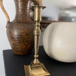 Vintage Solid Brass Candle Stick 