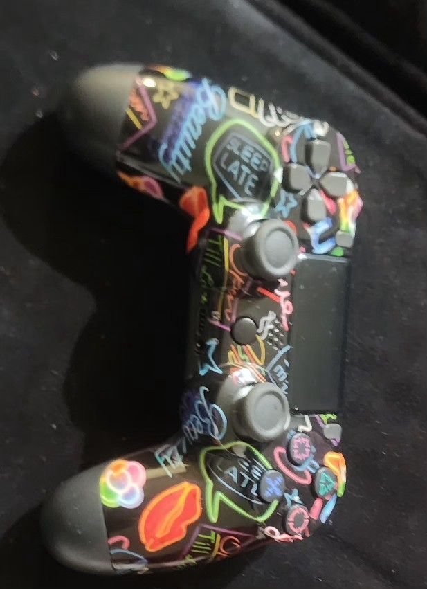Wireless Controller Comparable With Ps4/slim/ Pro With Dual Vibration