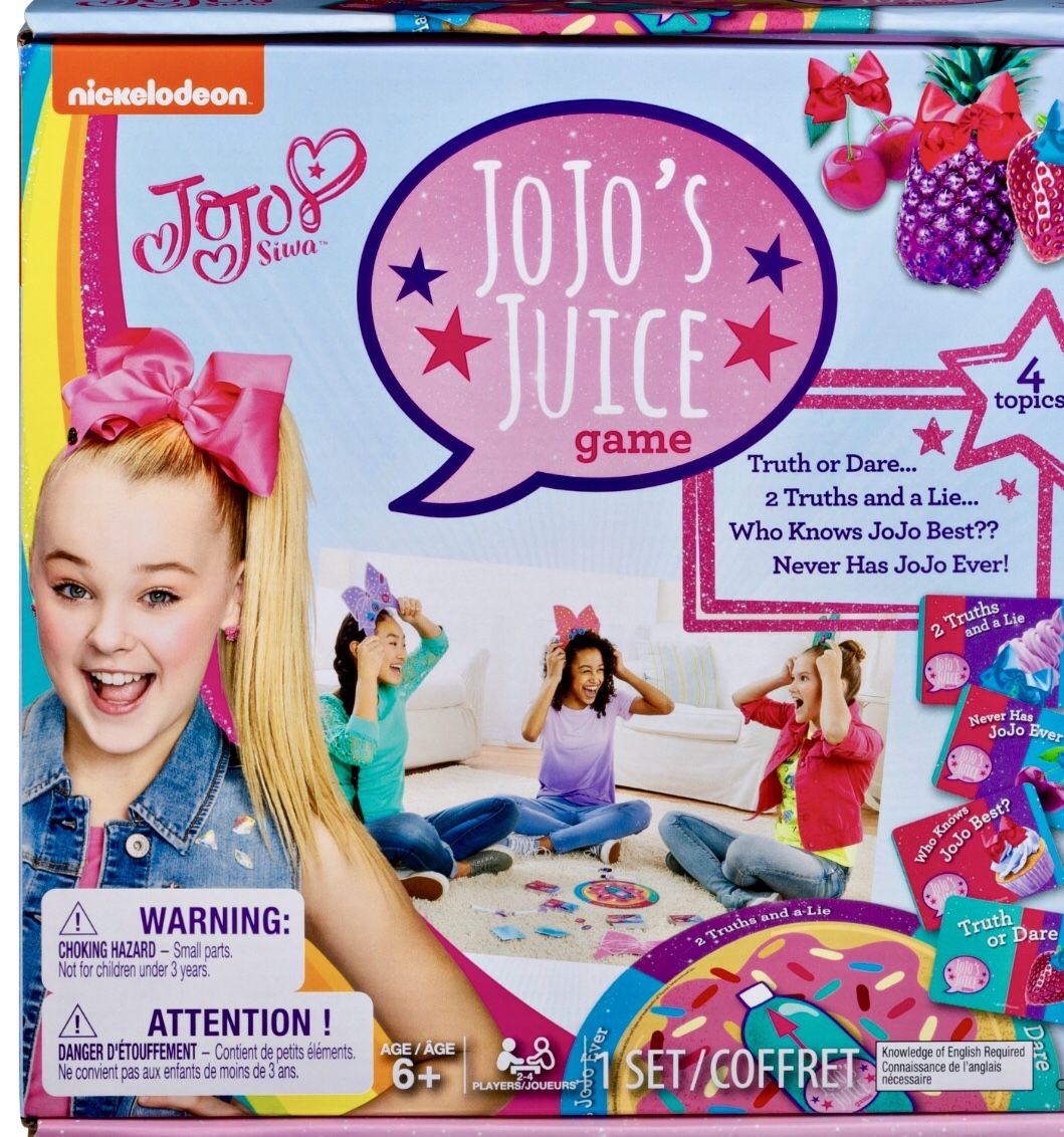 Nickelodeon JOJO SIWA GAME JOJO’S JUICE BOARD GAME